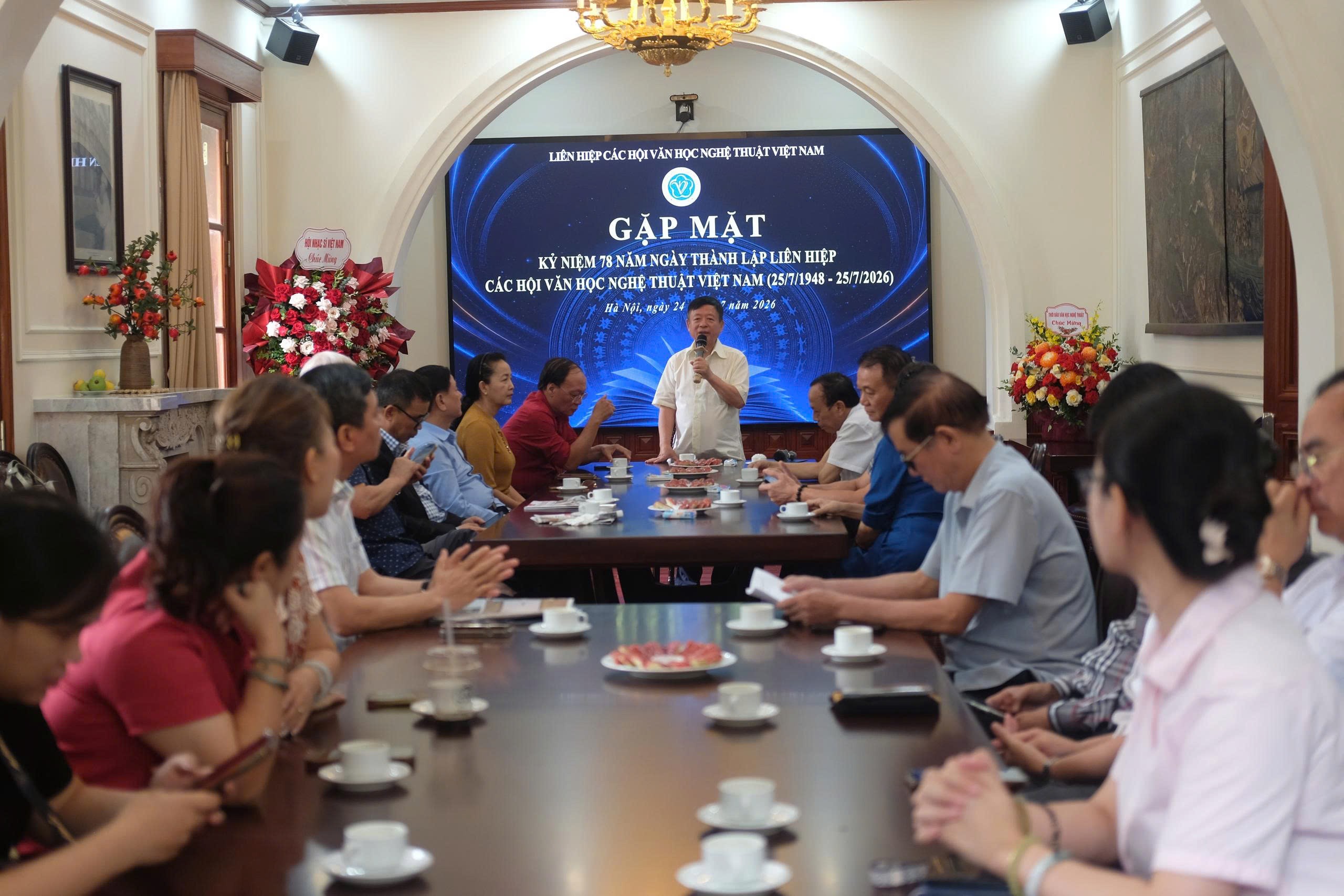Kỷ niệm 78 năm truyền thống vẻ vang của Liên hiệp các Hội Văn học nghệ thuật Việt Nam